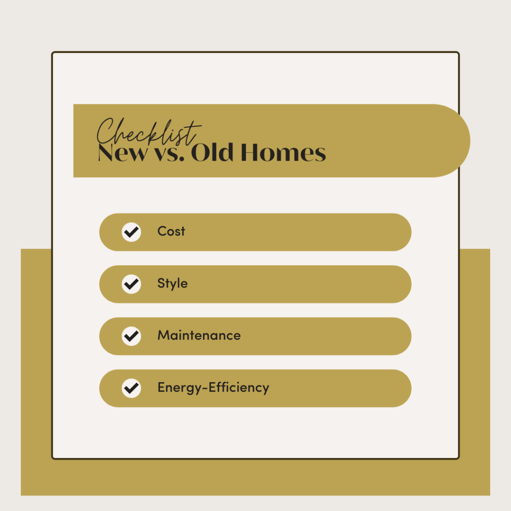 New vs. Old Homes